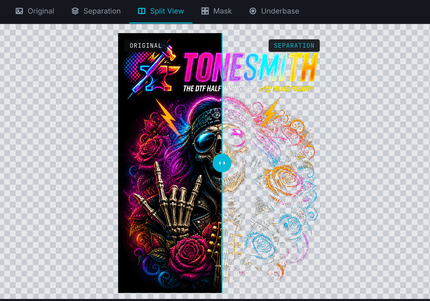ToneSmith multi-view preview